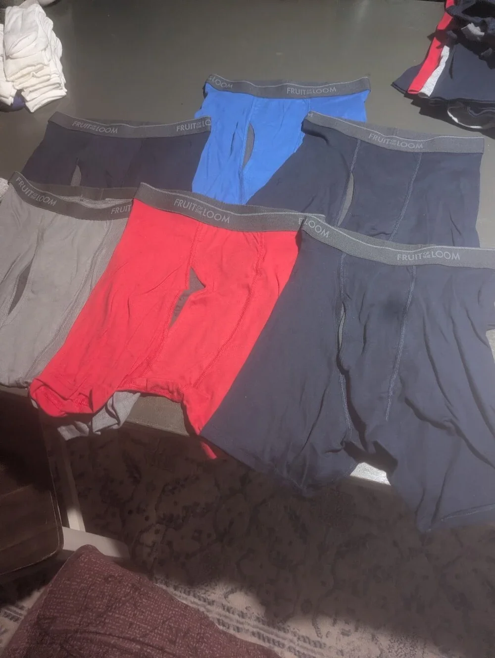 Fruit Of The Loom Size Medium 6 Ct Boxer Briefs NWOT
